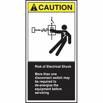 ACCUFORM CEMA Label 6 in x 3 in Vinyl PK5, 36A980
