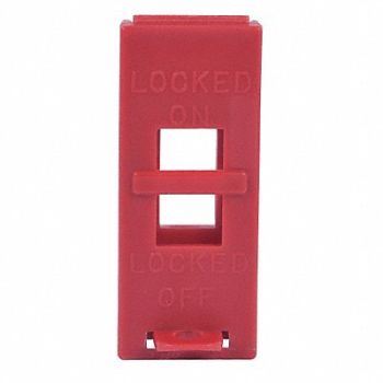ZING Wall Switch Lockout Red 3/8 in Dia., 36D369