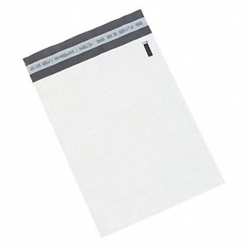 GRAINGER APPROVED Poly Mailer LDPE Self Sealing PK500, 36DY89
