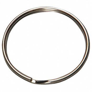 HY-KO PRODUCTS Split Key Ring 2 in Tempered Steel, 36DZ31