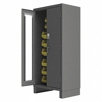 DURHAM MFG K4873 Bin Cabinet 78 x36 x24 Gray 30YlwBns, 36EZ25