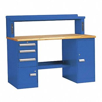 EQUIPTO Workbench Regal Blue 48 W Unassembled, 36F844
