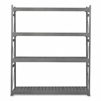 EQUIPTO Bulk Rack w/dckng StrUnt 24inx96inx72in, 36F935
