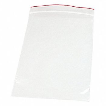 MINIGRIP RED LINE Reclosable Poly Bag Zip Seal PK1000, 36FF36