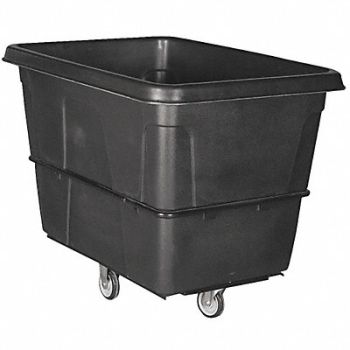 GRAINGER APPROVED Cube Truck MDPE Black 16.0 cu ft., 36FK96