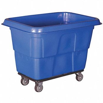 GRAINGER APPROVED Cube Truck MDPE Blue 11.9 cu ft., 36FL14