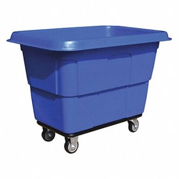 GRAINGER APPROVED Cube Truck MDPE Blue 14.0 cu ft., 36FL19
