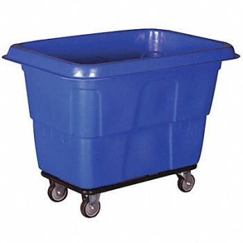 GRAINGER APPROVED Cube Truck MDPE Blue 27.0 cu ft., 36FL37