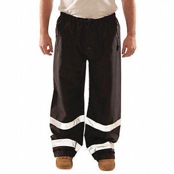 TINGLEY Rain Pants Class E Black 4XL, 36FL57