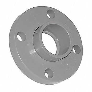 GEORG FISCHER Stone Flange PVC 8 In Schedule 80 Gray, 36G665