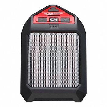 MILWAUKEE Wireless Jobsite Speaker Cordless Aux, 36GA16