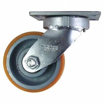 GRAINGER APPROVED Kingpinless Plate Caster Swivel 2000 lb., 36HW71