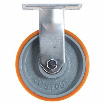 GRAINGER APPROVED Kingpinless Plate Caster Rigid 2000 lb., 36HW72