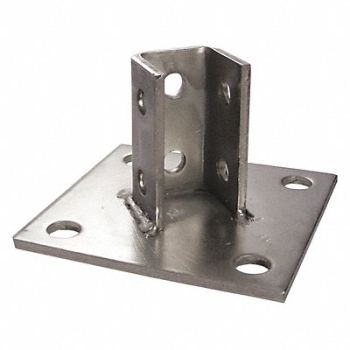 CALBRITE Post Bases Steel Overall L 6in, 36HX71