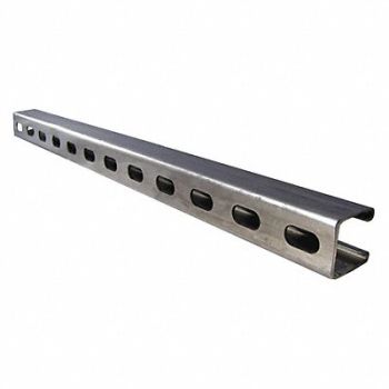 CALBRITE Strut Channel SS Overall L 10ft, 36HY05