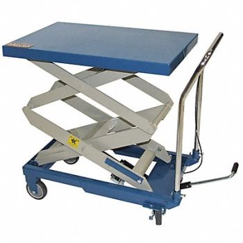 BAILEIGH INDUSTRIAL Scissor Lift Cart 14-7/64In H Steel, 31XU06