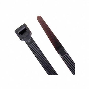 POWER FIRST Cable Tie 7.9 in Black PK100, 36J162