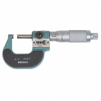 MITUTOYO Digit Mic 0-1 Friction NIST Case, 36J713