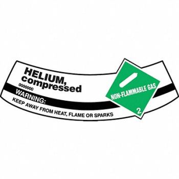 ACCUFORM Cylinder Label 2 inx5 1/4 in Vinyl, 36J771