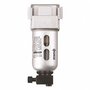 GROZ Filter 1/4 NPT 28 cfm 40 micron, 36JN48
