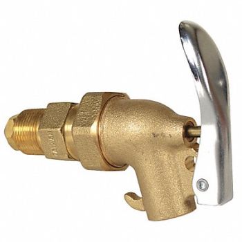 GRAINGER APPROVED Drum Faucet Brass Brass NPT, 36JP49