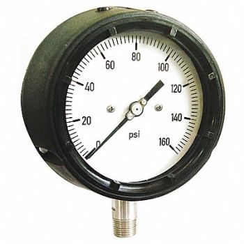 GRAINGER APPROVED Pressure Gauge Process 0 to 3000 psi Rng, 36JV24