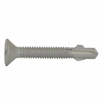 TEKS Drill Screw Flat #12 Clima 1 5/8 L PK250, 36K165