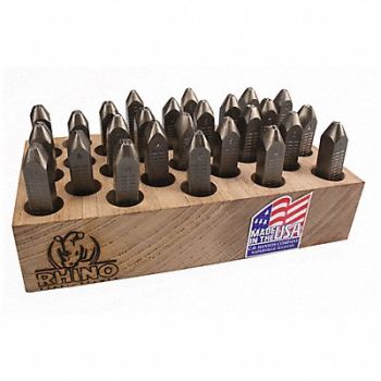 C.H. HANSON 3/8 in Rhino Letter Set, 36K472