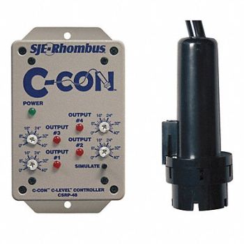 SJE-RHOMBUS Simplex Sump Pump Converter Box, 36K474