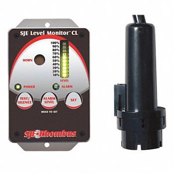 SJE-RHOMBUS Tank Level Monitor 120VAC, 36K476