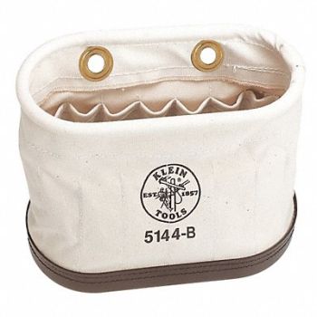 KLEIN TOOLS Bucket Bag Canvas Straight Wall OffWhite, 36K968