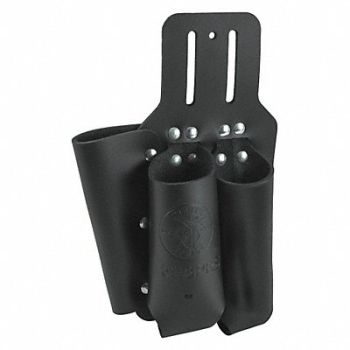KLEIN TOOLS Black Tool Pouch Leather, 36K978
