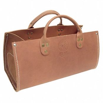 KLEIN TOOLS Tool Tote Leather General Purpose, 36L231