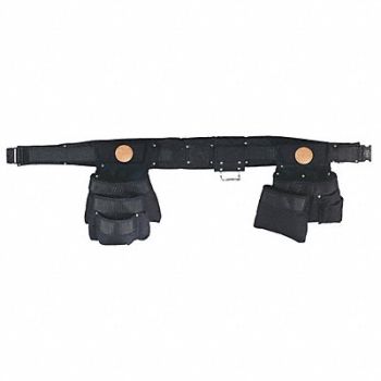 KLEIN TOOLS Black Tool Belt Nylon, 36L262