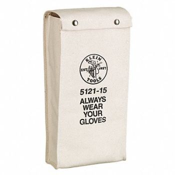 KLEIN TOOLS Glove Bag 1 Pocket 15x8x2-3/4 to 5-1/2, 36L266