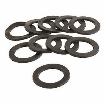 GRAINGER APPROVED Rubb Gasket 1-1/2 in Hose Coupling PK10, 36LH63