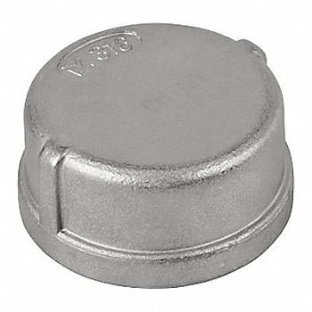 CALBRITE End Caps SS Overall L 7/8in, 36LK42