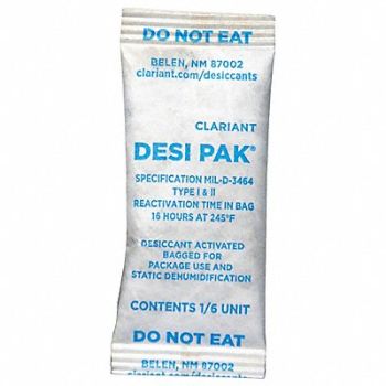 ARMOR SHIELD Desiccant Tyvek Bags PK1200, 36LP57