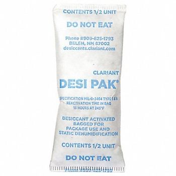 ARMOR SHIELD Desiccant Tyvek Bags PK550, 36LP59
