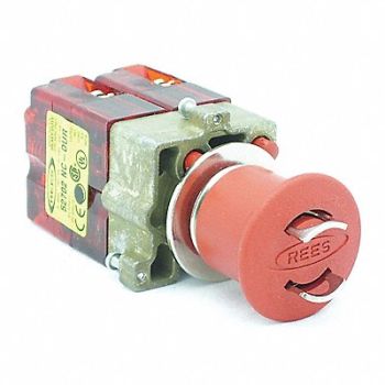 REES Emergency Stop Push Button Delrin Red, 36LR93