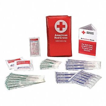 AMERICAN RED CROSS First Aid Kit Bulk Red 19 Pcs 1 People, 36M326