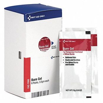 FIRST AID ONLY Burn Gel PK6, 36M336