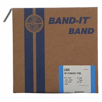 BAND-IT Band 316Ss 5/8 X 0.030 X 100 RL/100Ft, 36M544