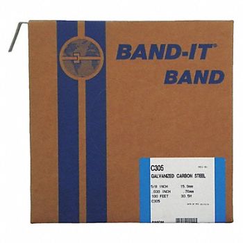BAND-IT Band Gcs 5/8 X 0.030 X 100 RL/100Ft, 36M563