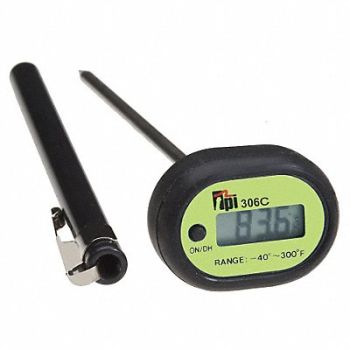 TEST PRODUCTS INTL. Digital Pocket Thermometer LR44 Batt, 36M831