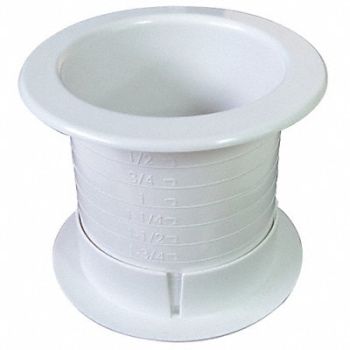 FAST CAP Dual Sided Grommet Wht 2.5In PK25, 36M950