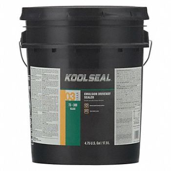 KOOL SEAL Asphalt Sealer Pail Black 5 gal, 36MV60