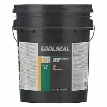 KOOL SEAL Asphalt Sealer Drum Black 55 gal, 36MV63
