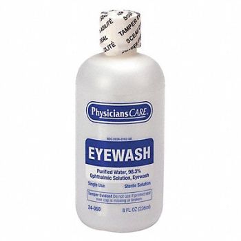 PHYSICIANSCARE Personal Eye Wash Bottle 8 oz., 36N056