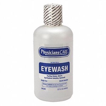 PHYSICIANSCARE Personal Eye Wash Bottle 32 oz., 36N058